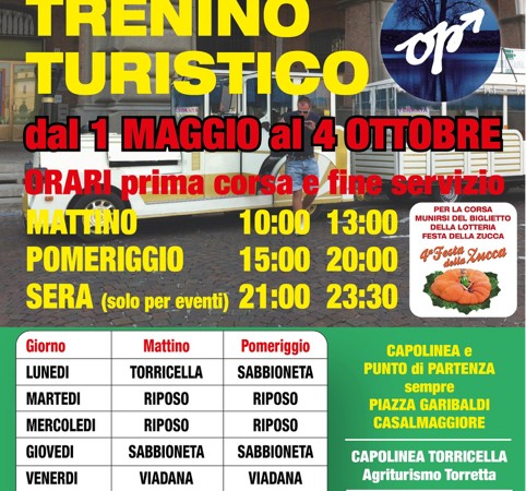 Trenino turistico expo Casalmaggiore