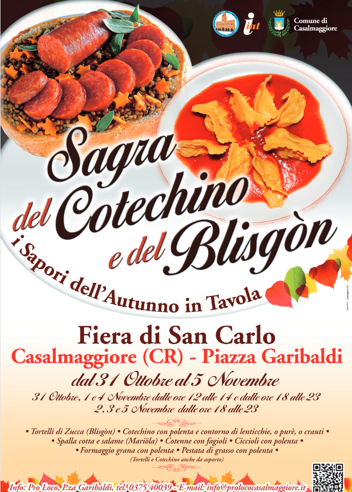 Torna la sagra del cotechino e del blisgòn