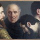 Giuseppe Diotti  – Studio di teste per il Giuramento di Pontida. Olio su tela; 1845-46
