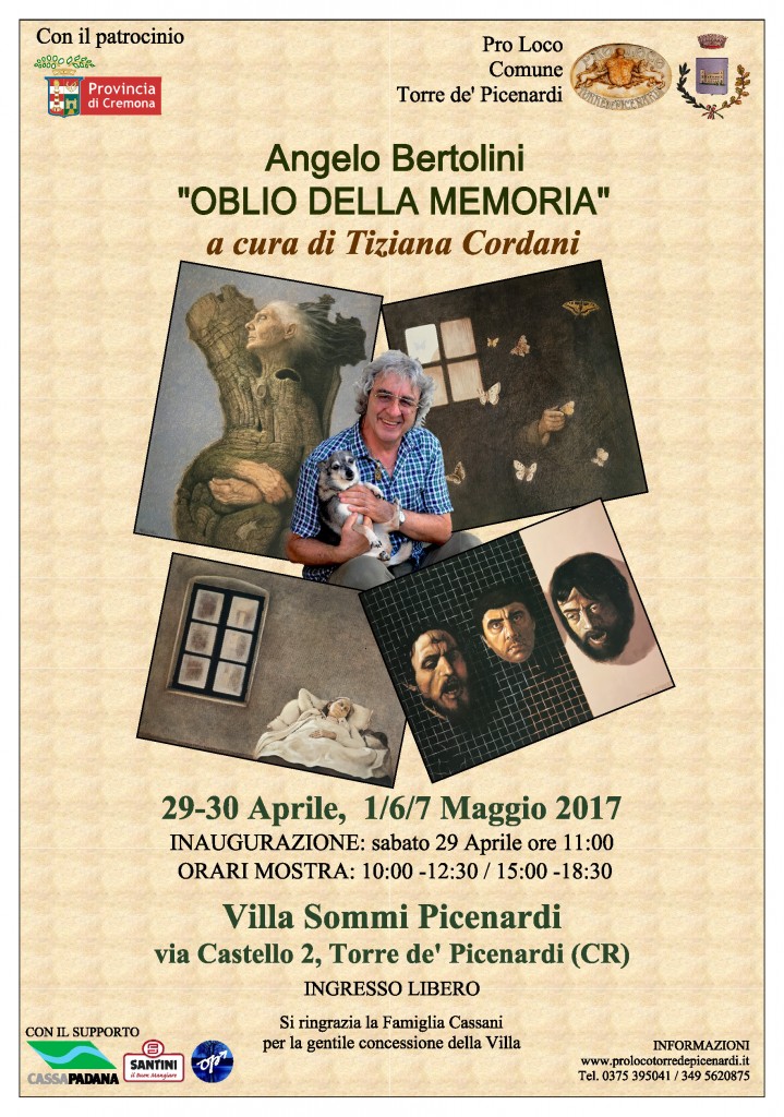 ANGELO BERTOLINI “OBLIO DELLA MEMORIA”