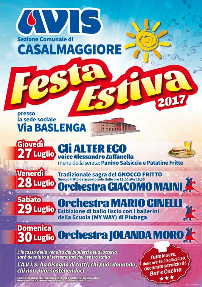 FESTA ESTIVA AVIS 2017