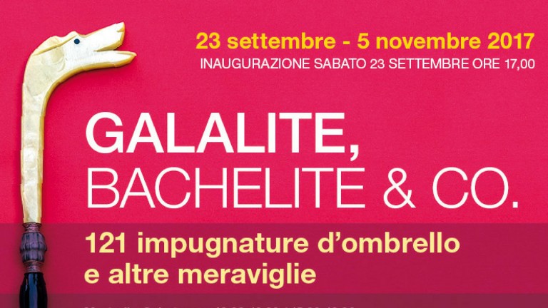 Mostra “Galalite, Bachelite & Co. – 121 impugnature d’ombrello e altre meraviglie”